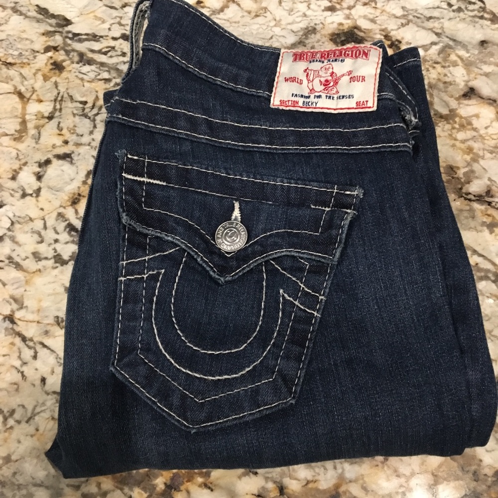 True Religion Becky Boot Denium